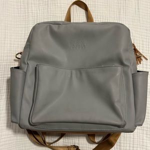 Grey milkmaids diaper bag